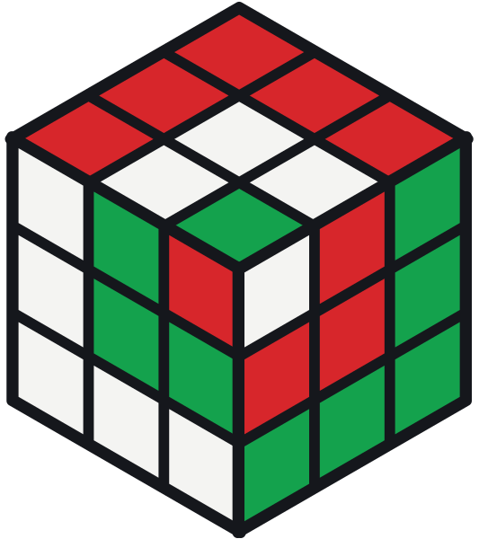 Rubik küpte küp içinde küp içinde küp deseni