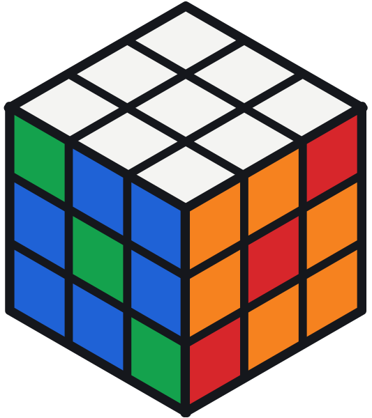 Rubik küpte zikzak deseni