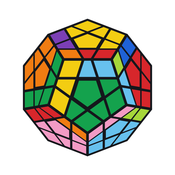 Karışık bir Megaminx